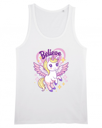 Uniicorn blond dragut - Believe White