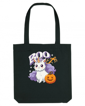 Boo Halloween Unicorn Simpatic Black