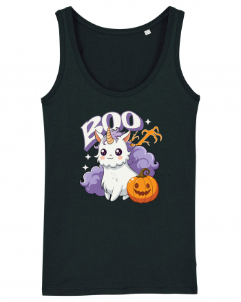 Boo Halloween Unicorn Simpatic Black