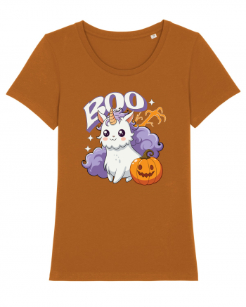 Boo Halloween Unicorn Simpatic Roasted Orange