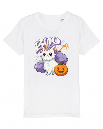 Boo Halloween Unicorn Simpatic White