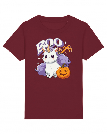 Boo Halloween Unicorn Simpatic Burgundy