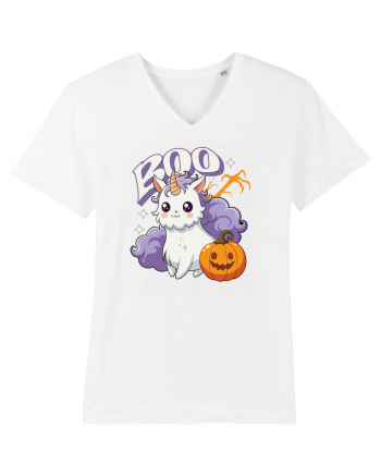 Boo Halloween Unicorn Simpatic White