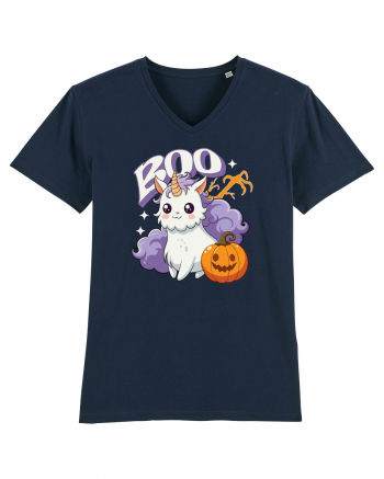 Boo Halloween Unicorn Simpatic French Navy