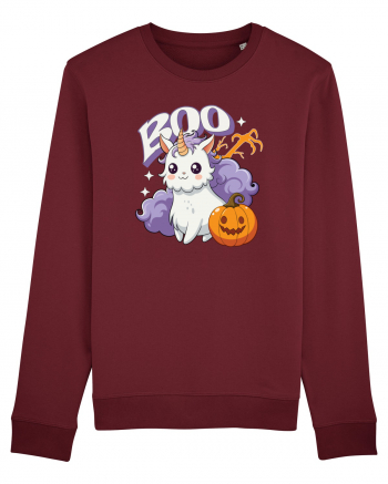 Boo Halloween Unicorn Simpatic Bluză mânecă lungă Unisex Rise