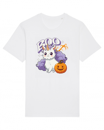 Boo Halloween Unicorn Simpatic White