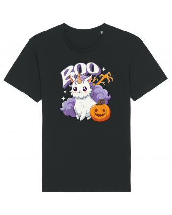 Boo Halloween Unicorn Simpatic Black