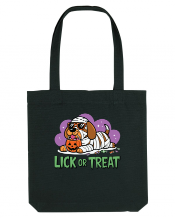 Lick Or Treat Funny Halloween Black