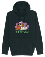 Lick Or Treat Funny Halloween Hanorac cu fermoar Unisex Connector