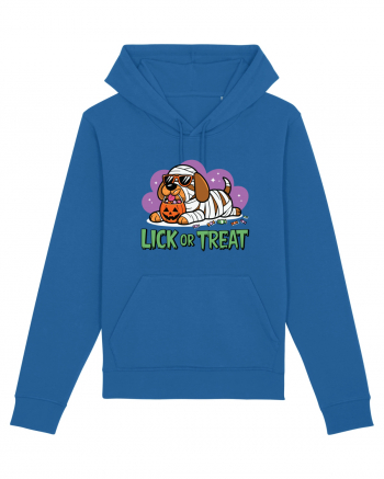 Lick Or Treat Funny Halloween Royal Blue