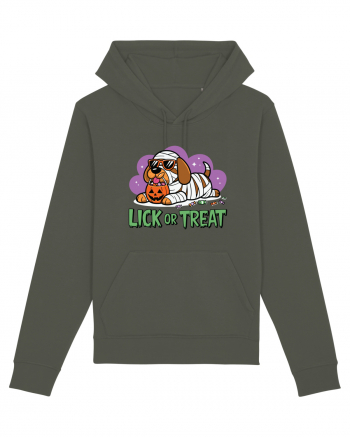 Lick Or Treat Funny Halloween Khaki