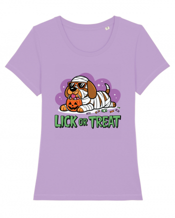 Lick Or Treat Funny Halloween Lavender Dawn