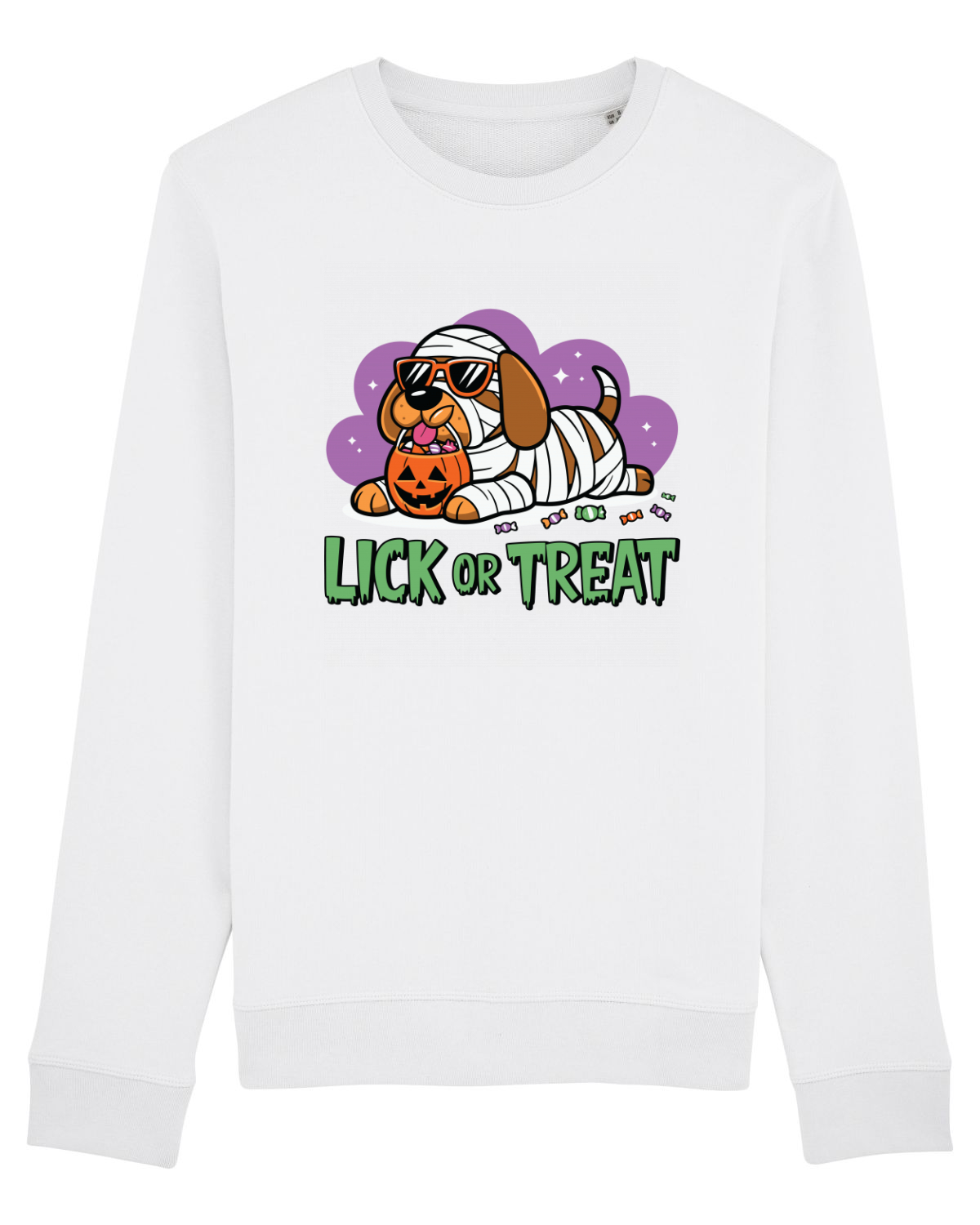 Bluză mânecă lungă Unisex Rise White
