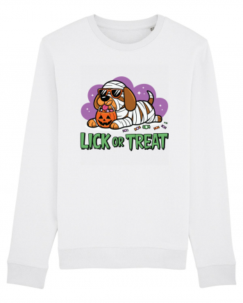 Lick Or Treat Funny Halloween White