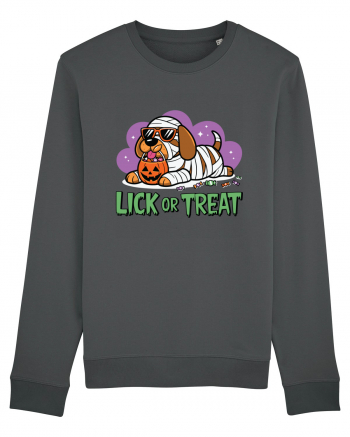 Lick Or Treat Funny Halloween Anthracite