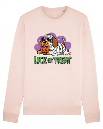 Lick Or Treat Funny Halloween Candy Pink