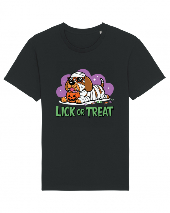 Lick Or Treat Funny Halloween Black