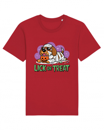 Lick Or Treat Funny Halloween Red