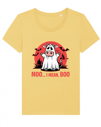 Moo ... I Mean, Boo Funny Ghost Cow Jojoba