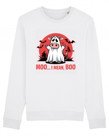 Moo ... I Mean, Boo Funny Ghost Cow White