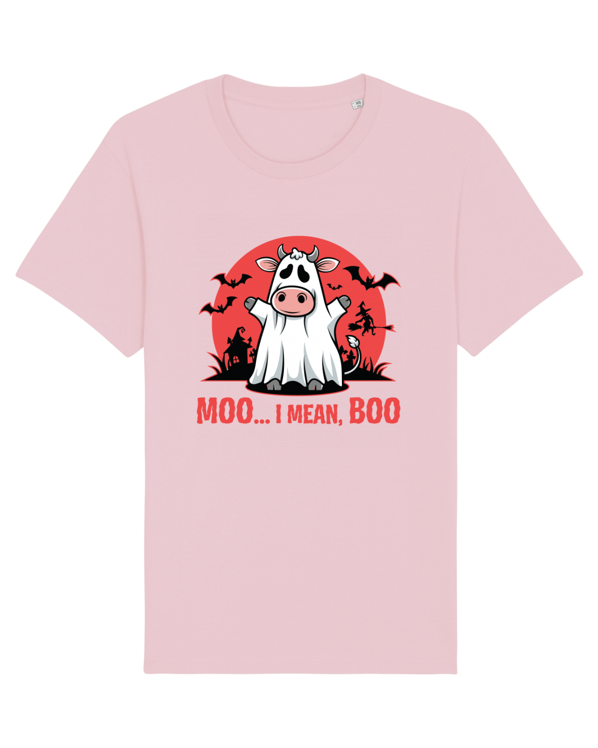 Tricou mânecă scurtă Unisex Rocker Cotton Pink