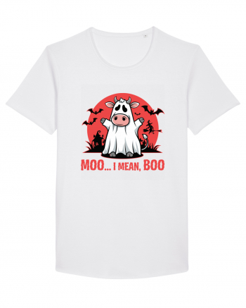 Moo ... I Mean, Boo Funny Ghost Cow White