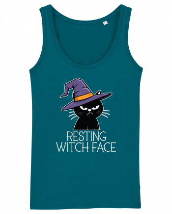 Resting Witch Face Halloween Cat Ocean Depth