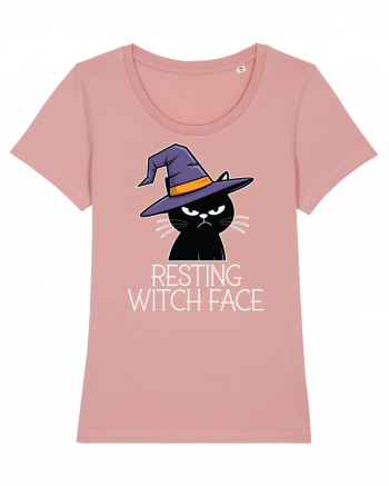 Resting Witch Face Halloween Cat Canyon Pink