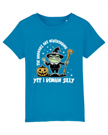 The Horrors Are Neverending Yet I Remain Silly Funny Frog Witch Halloween Azur