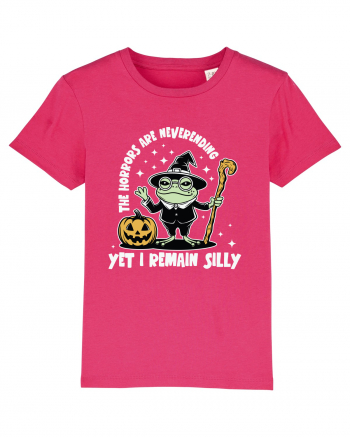 The Horrors Are Neverending Yet I Remain Silly Funny Frog Witch Halloween Raspberry