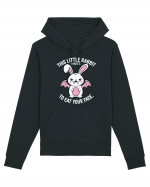 This Little Rabbit Wants to Eat Your Face Funny Halloween BatRabbit Hanorac Unisex Drummer