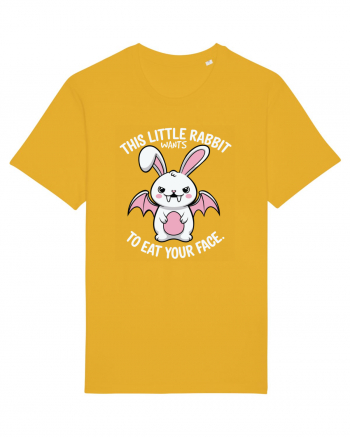 This Little Rabbit Wants to Eat Your Face Funny Halloween BatRabbit Spectra Yellow