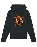 You're Creeping Meowt Pumpkin Face Cat Halloween Hanorac Unisex Drummer