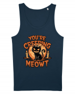 You're Creeping Meowt Pumpkin Face Cat Halloween Maiou Bărbat Runs