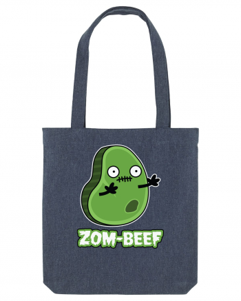 Zombeef Halloween Funny Zombie Meat Midnight Blue