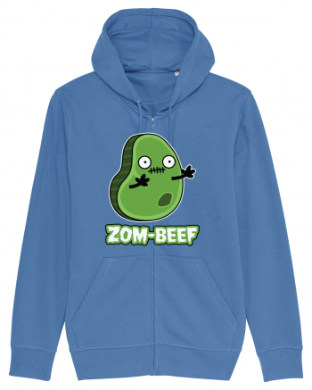 Zombeef Halloween Funny Zombie Meat Bright Blue