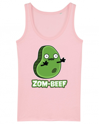 Zombeef Halloween Funny Zombie Meat Cotton Pink