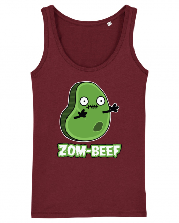 Zombeef Halloween Funny Zombie Meat Burgundy