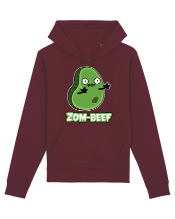 Zombeef Halloween Funny Zombie Meat Burgundy