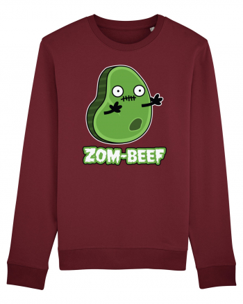 Zombeef Halloween Funny Zombie Meat Burgundy