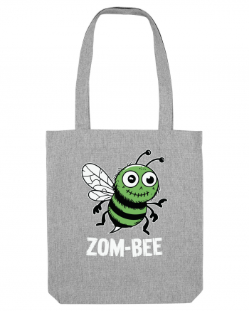 ZomBeeHalloween Funny Zombie Bee Heather Grey