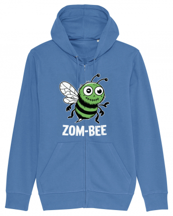 ZomBeeHalloween Funny Zombie Bee Bright Blue