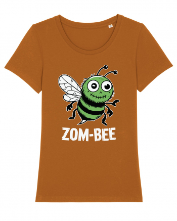 ZomBeeHalloween Funny Zombie Bee Roasted Orange