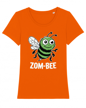 ZomBeeHalloween Funny Zombie Bee Bright Orange