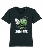 ZomBeeHalloween Funny Zombie Bee Tricou mânecă scurtă guler V Bărbat Presenter