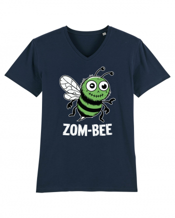 ZomBeeHalloween Funny Zombie Bee French Navy