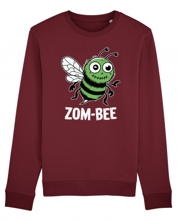 ZomBeeHalloween Funny Zombie Bee Burgundy