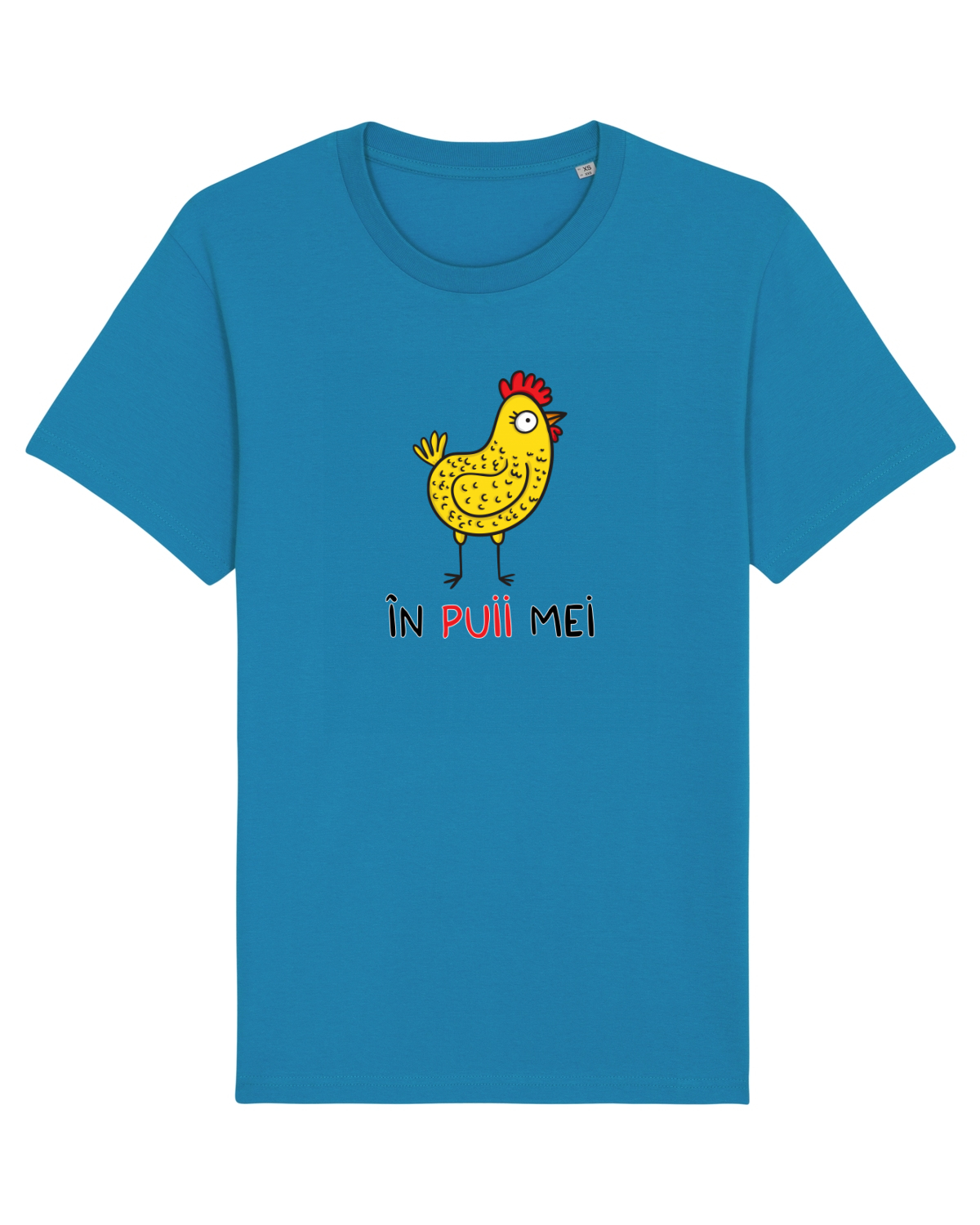 Tricou mânecă scurtă Unisex Rocker Azur