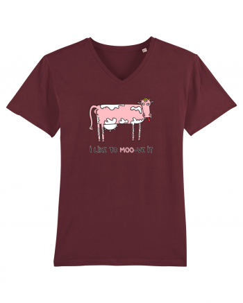 I like to MOO-ve it Burgundy