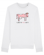 I like to MOO-ve it Bluză mânecă lungă Unisex Rise